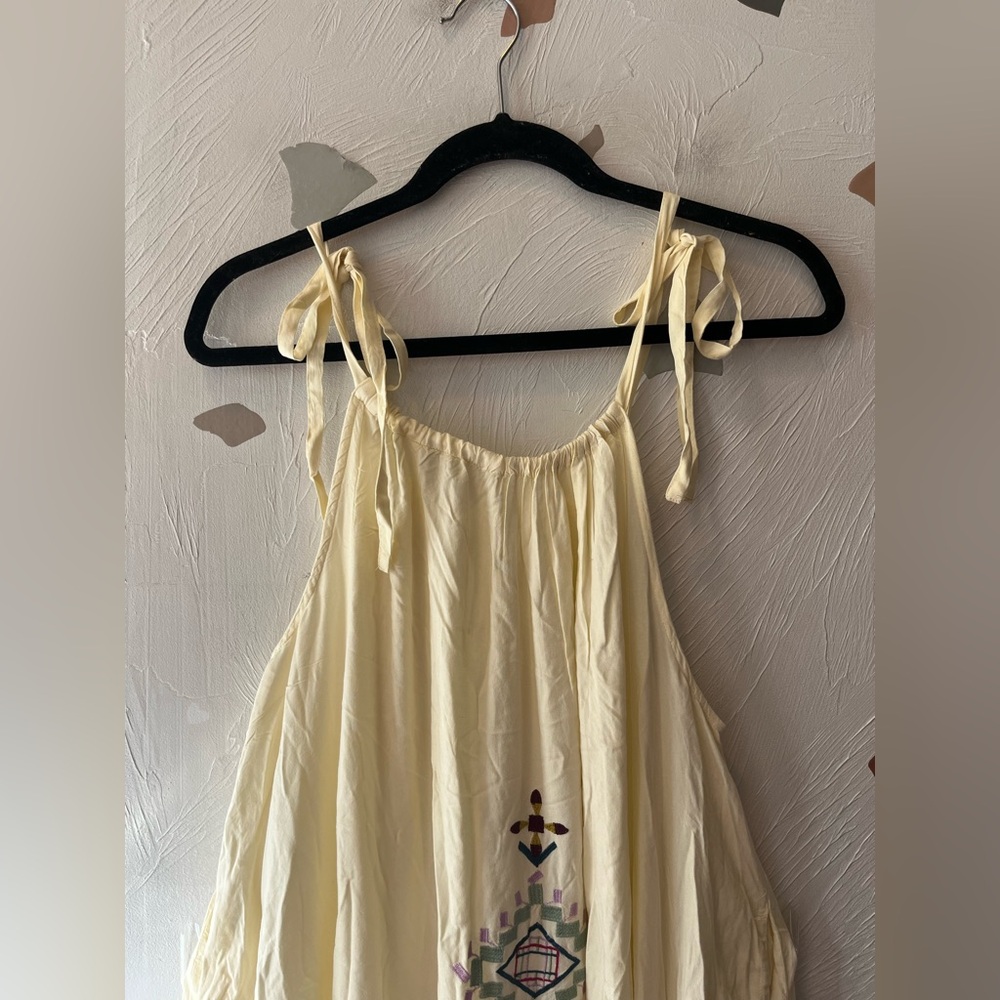 NEW Anthropologie Embroidered Maxi Dress size S - Picture 4 of 7